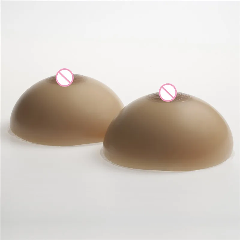 1200 г/пара коричневые силиконовые формы груди 36DD/38D/40C чашка Трансвестит грудь