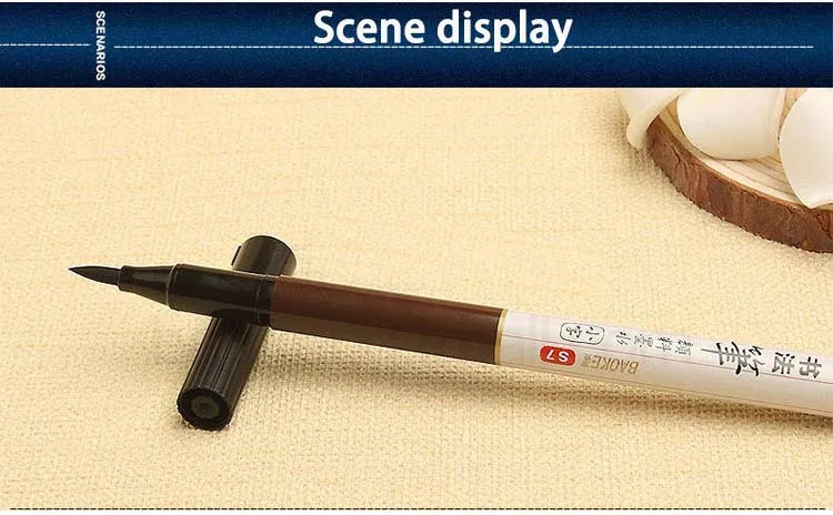 2 шт ручка для каллиграфического письма кисть для живописи pen soft brush добавить чернила практика кисть копирования Подпись nomination Ручка красоты Ручка