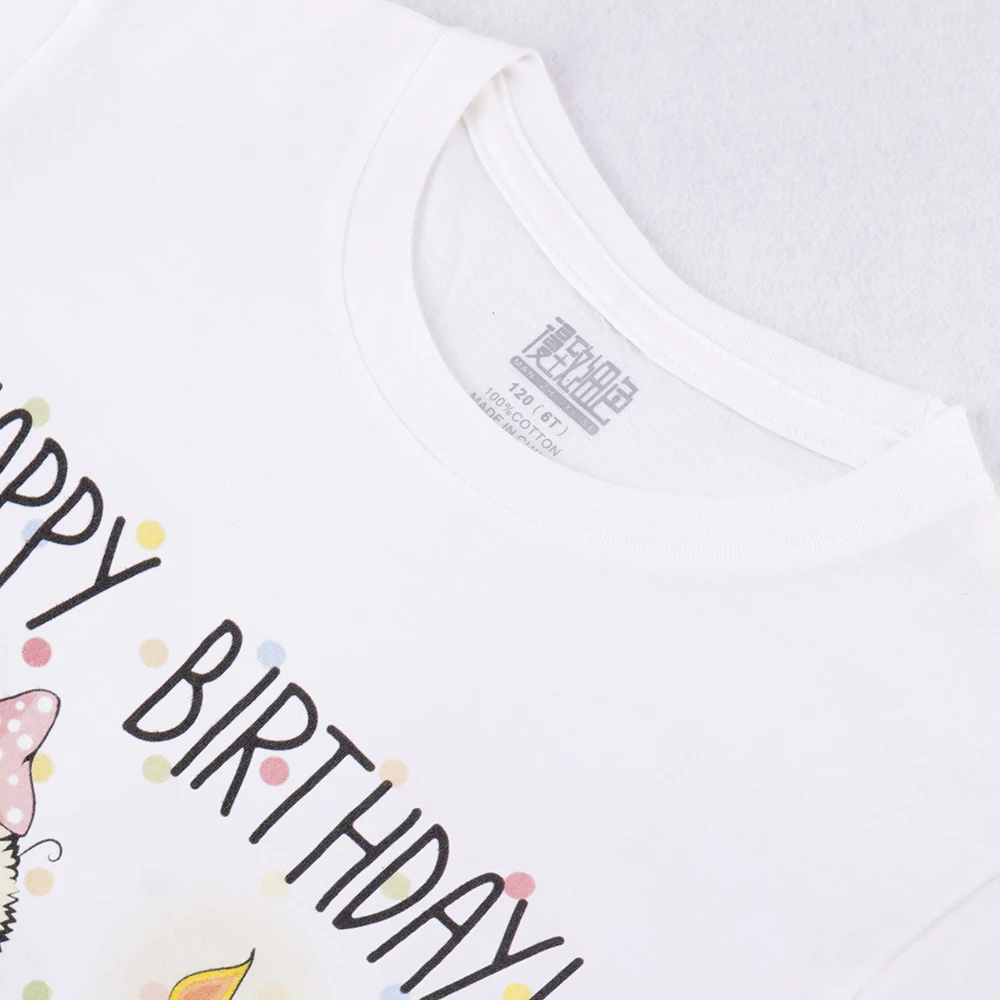 2019 распродажа детских футболок хлопковый белый костюм цыпленка футболка на день