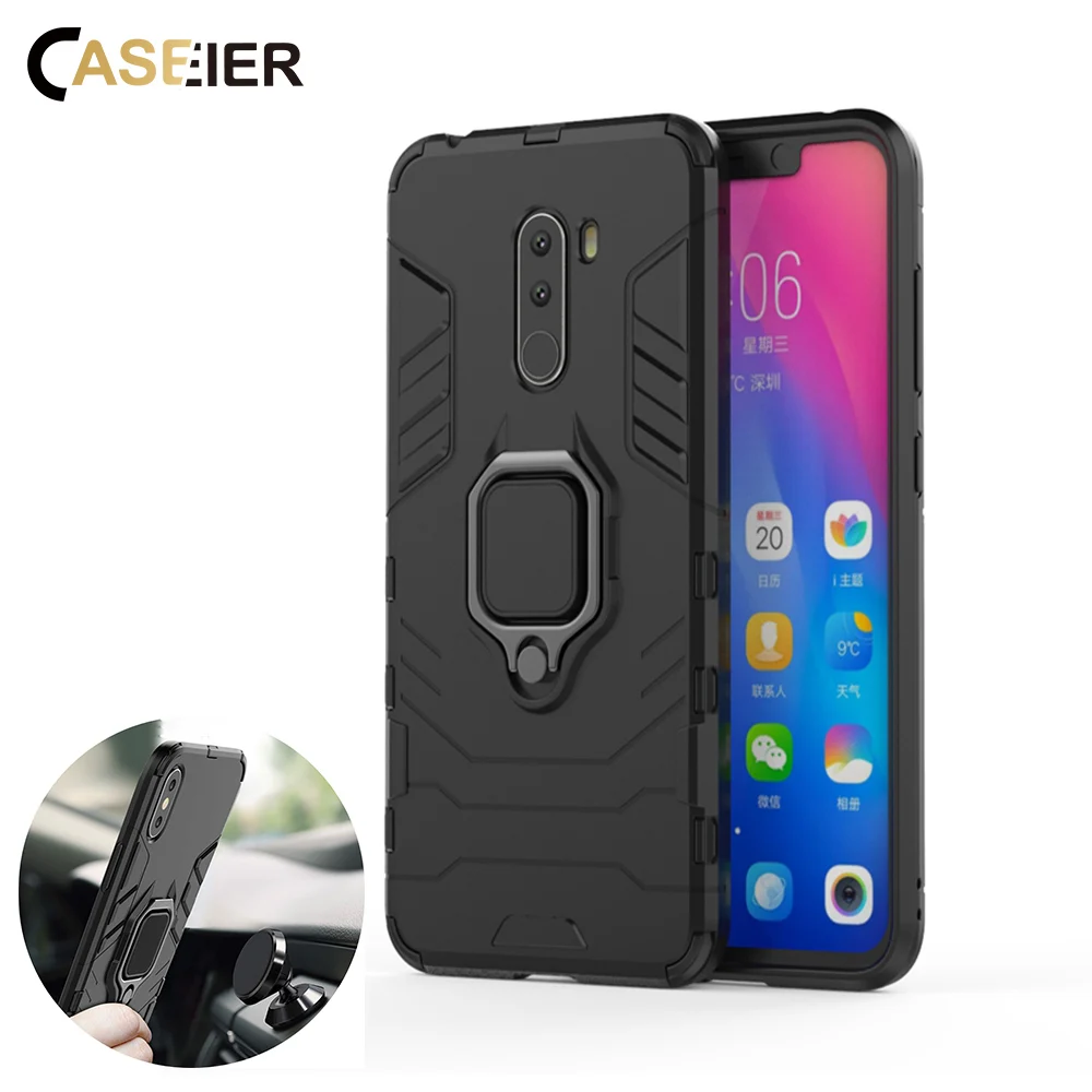 Чехол CASEIER для Xiaomi Pocophone F1 Mi8 8 6 5 защитный противоударный чехол Redmi 5X Max 3 Note 4 TPU PC