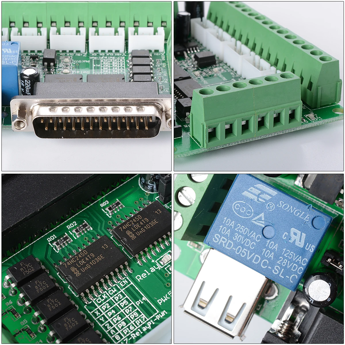 5 осевое Breakout совета для шагового драйвера контроллера Mach3 Arduino TE240 | Обустройство