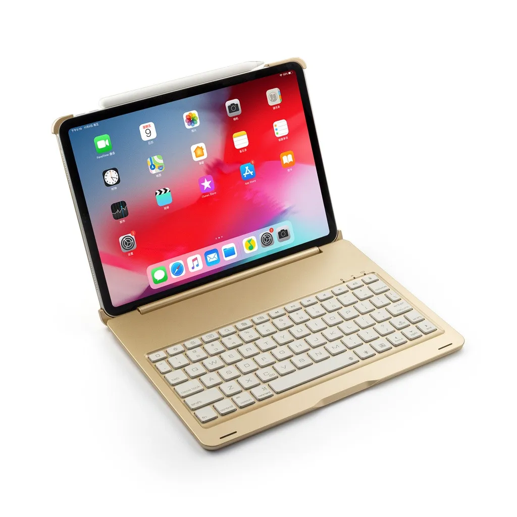 Тонкий чехол для клавиатуры из алюминиевого сплава с подсветкой Apple iPad Pro 11