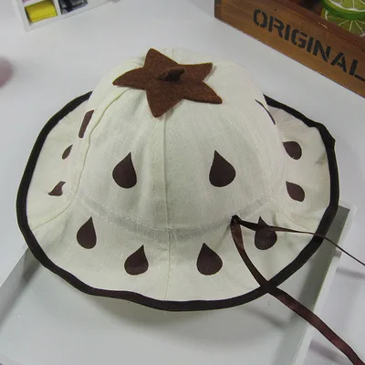 Новая детская Солнцезащитная шляпа с козырьком мультяшная клубника весна-лето