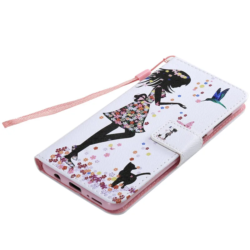For Samsung A20 Case Flip Luxury PU Leather Back Cover Phone Galaxy A 20 GalaxyA20 A205F A205 SM-A205F | Мобильные телефоны и