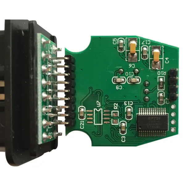 Диагностический кабель MINI VCI для TOYOTA TIS Techstream чип FT232RL J2534 OBD2 диагностики
