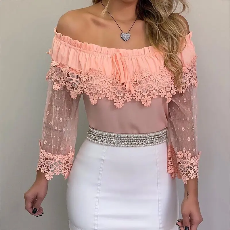 Элегантные оранжевые сексуальные с открытыми плечами африканские размера плюс