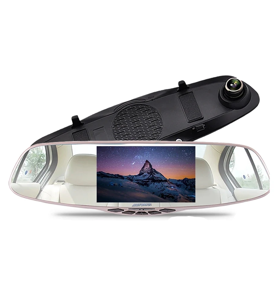 Новейшее 5 дюймов Автомобильное зеркало заднего вида автомобиля Dvr камера HD 1080 P