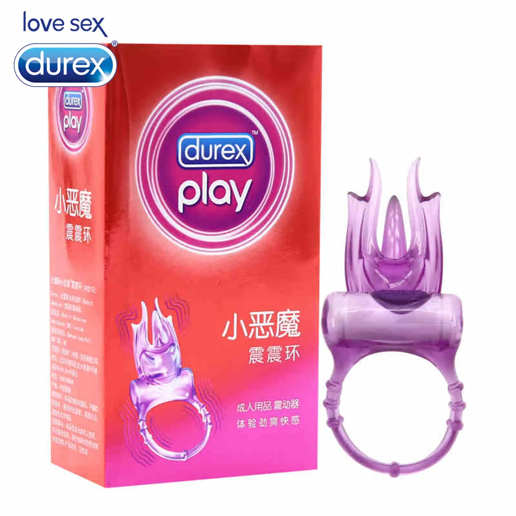Durex вибрационное кольцо нетоксичный Клитор Вибратор Массажер Массажные игрушки