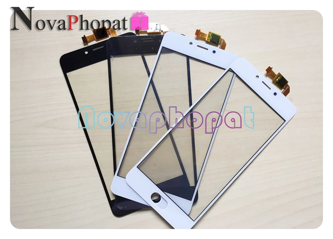 Novaphopat черный/белый сенсор для Meizu M5C/Meilan 5C/M5s M5 S сенсорный экран дигитайзер стеклянная панель Замена+ отслеживание