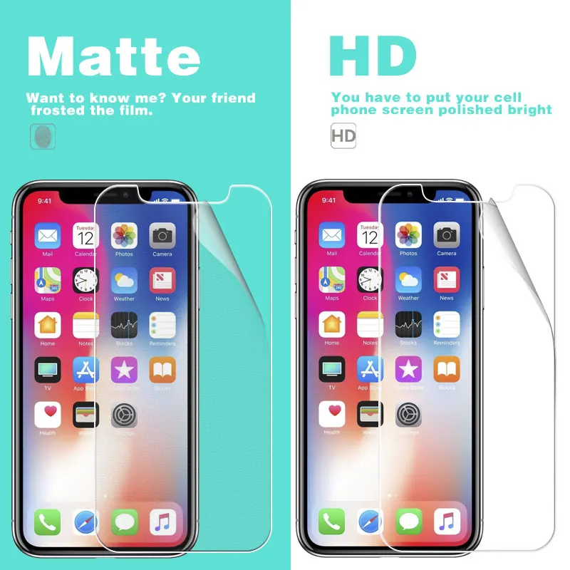 HD LCD глянцевая пленка для Apple Iphone XS 5 8 &quot/XR 6 1&quot/XS Max &quotMax матовая против отпечатков