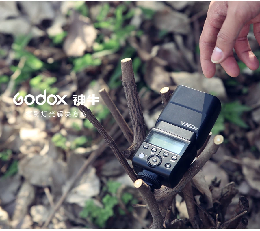 Вспышка Godox V350F ttl HSS 1/8000s со встроенной литий-ионной батареей 2000 мАч с передатчиком триггера Xpro-F для камеры Fujifilm