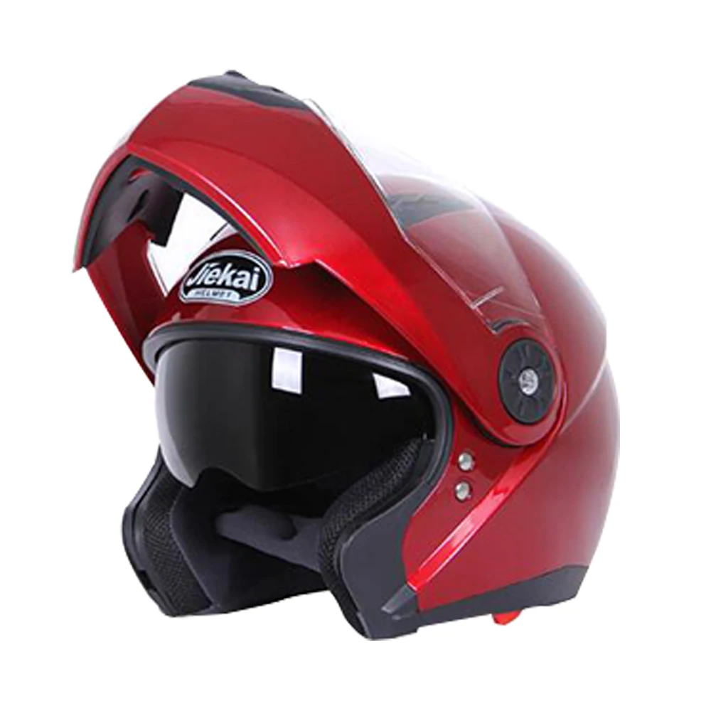 Мотоцикл JIEKAI шлем Мужской мотоциклетный на все лицо шлемы для езды Casco