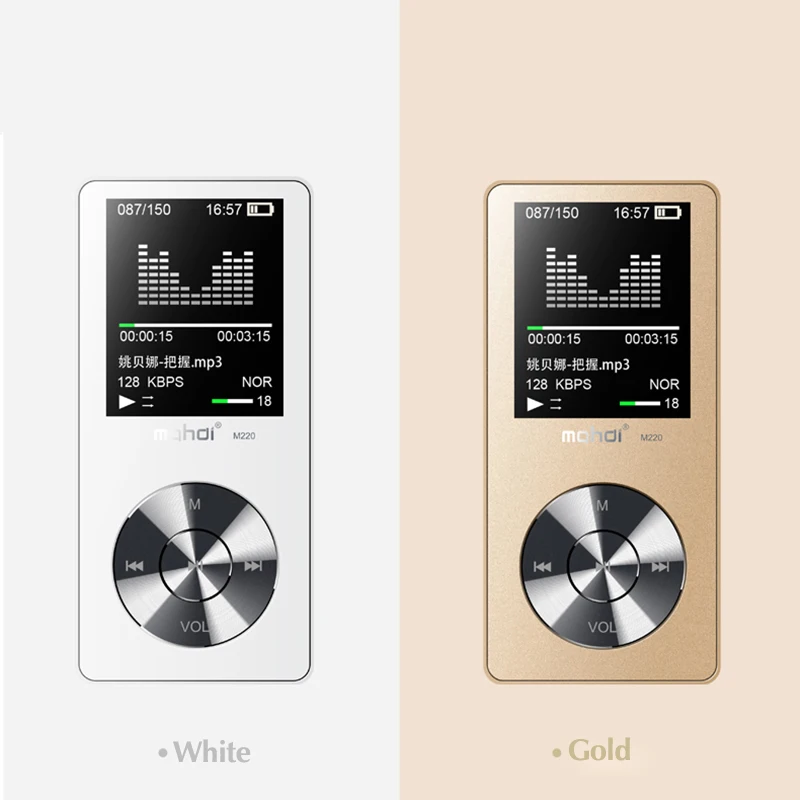 MAHDI HIFI MP3 плеер без потерь 1,8 дюймов TFT экран музыкальный плеер встроенный динамик 8G с FM видео электронная книга рекордер функция часов