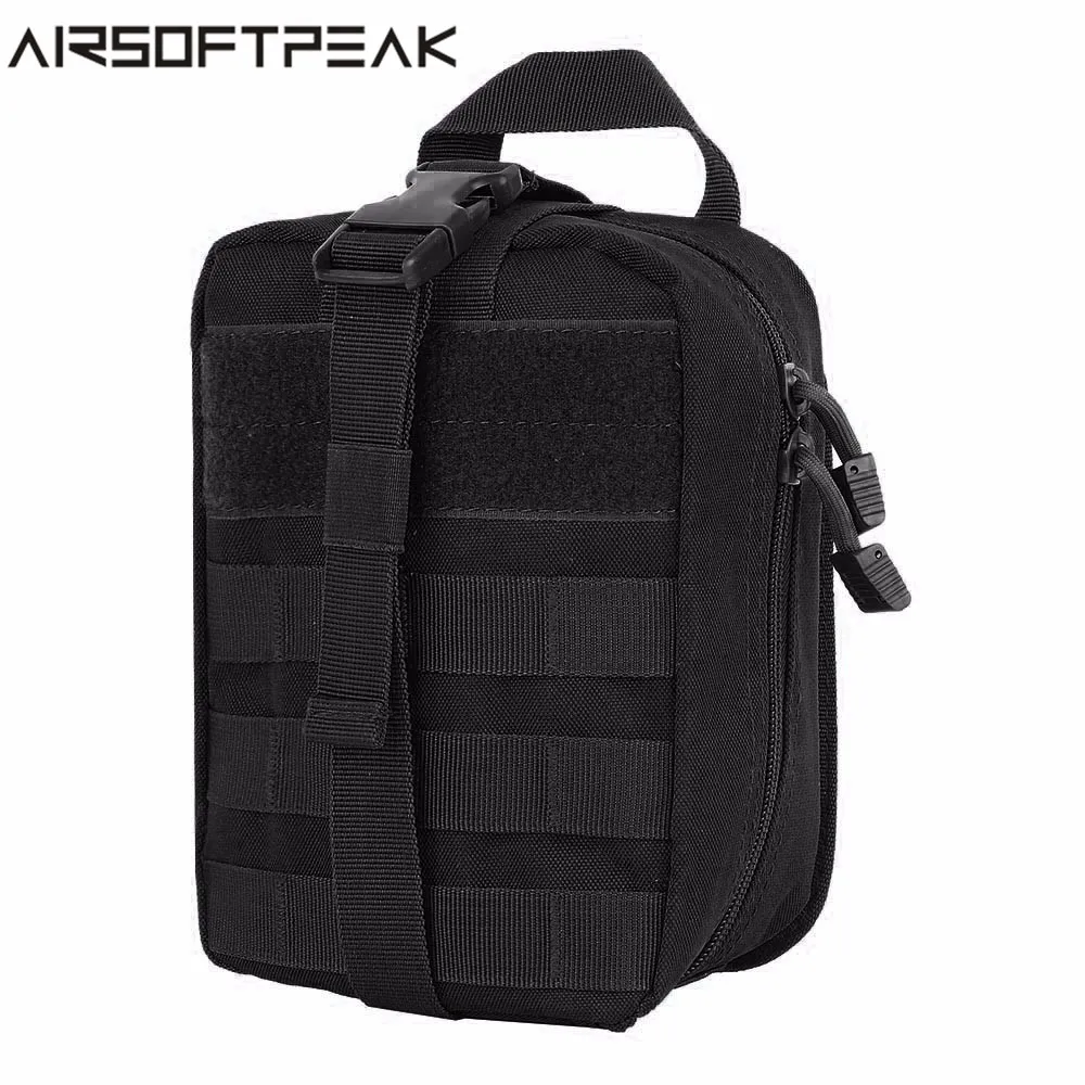 AIRSOFTPEAK медицинская сумка первой подсумок тактический Молл портативный Открытый Дорожный набор для кемпинга выживания сумка чехол охотничий аварийный комплект подсумки тактические сумка мужская bolso hombre
