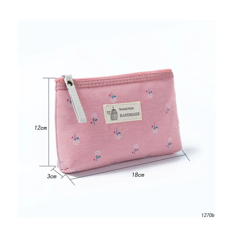 

Miyahouse 2018 Floral Printing Cosmetic Bag Women Zipper Fashion Makeup Bags Travel Organizer Necessary Beauty Case Toiletry Bag