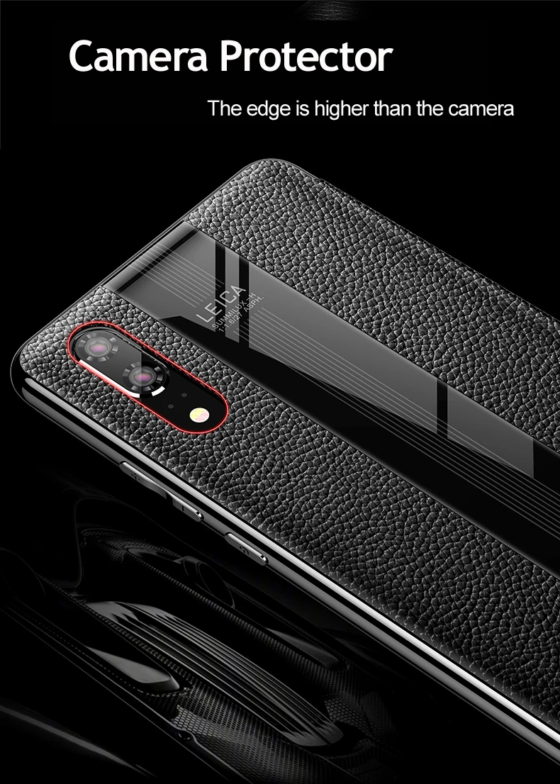 Для huawei P20 Pro чехол из натуральной кожи для huawei p20 защита телефона Гибридный windows view настоящий кожаный чехол p20 умный чехол s
