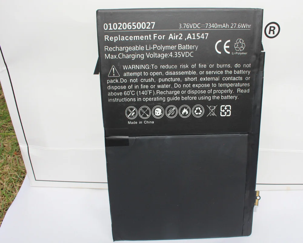 ISUNOO Новый 7340mAh A1547 Сменный аккумулятор для ipad 6 Air 2 A1566 A1567 с инструментами ремонта |