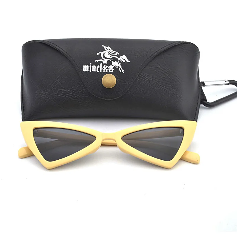 Солнцезащитные очки MINCL в стиле ретро женские пикантные маленькие треугольные