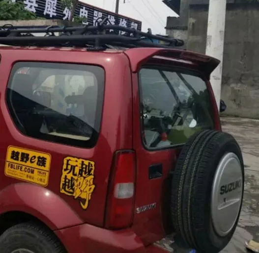 Для SUZUKI JIMNY спойлер 2007 2017 Высококачественный ABS Материал заднее крыло автомобиля