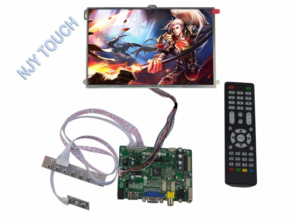

HDMI VGA AV аудио USB FPV набор для платы ЖК-контроллер ПЛЮС 10,1 дюймов LP101WX1-SLP2 IPS панель