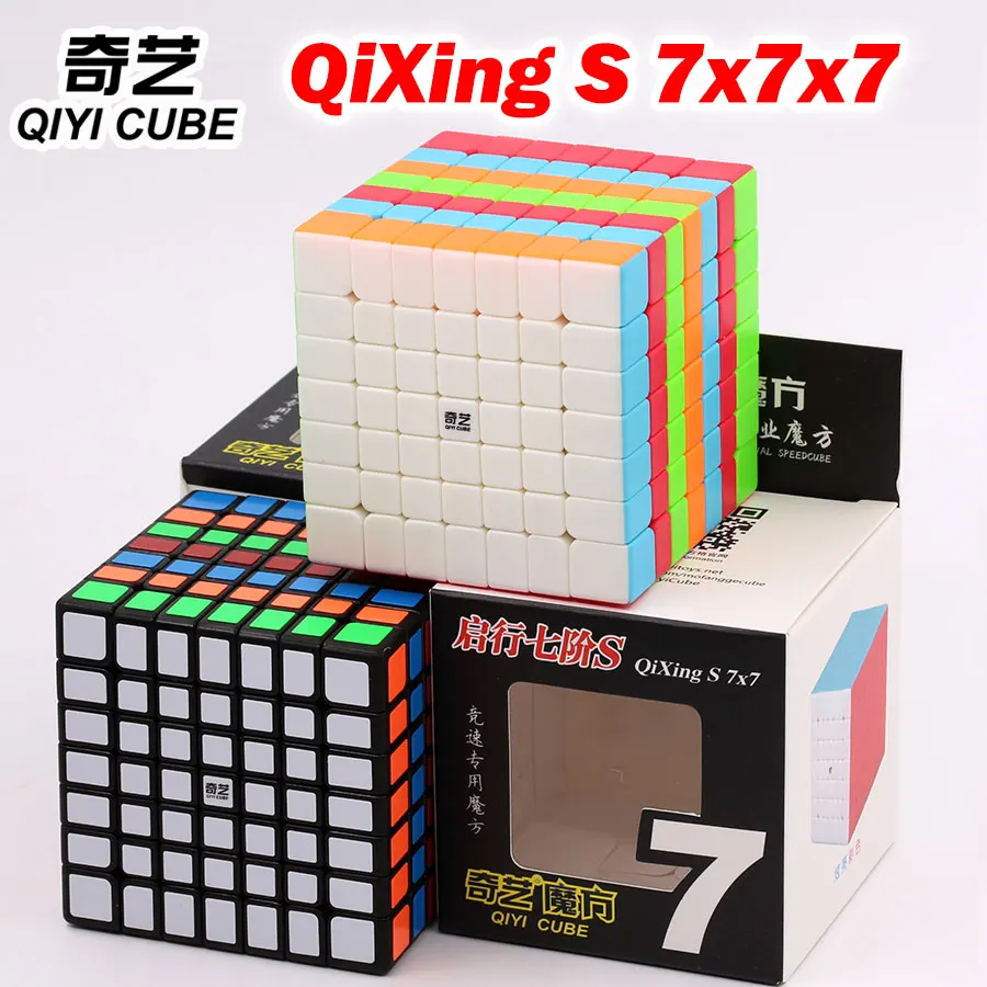 Головоломка магический куб Qiyi куб QiXing S 7x7x7 7*7*7 777 высокий уровень твист мудрые игрушки подарок профессиональная образовательная логическая игра Z