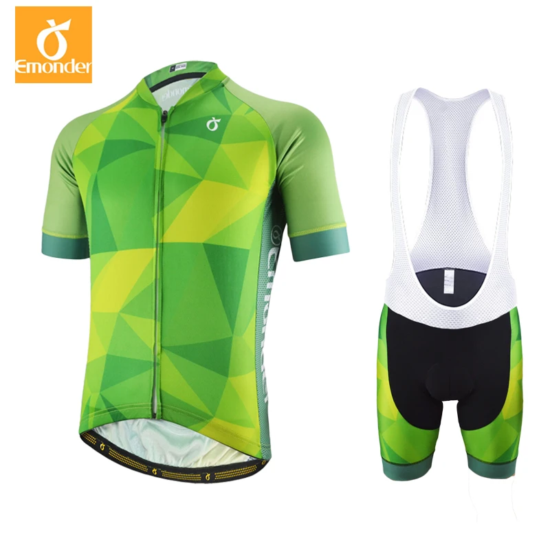 

EMONDER Short Sleeve Cycling Set 2020 Summer Mountain Bike Clothing Breathable Bicycle Jerseys Clothes Maillot Ropa Ciclismo