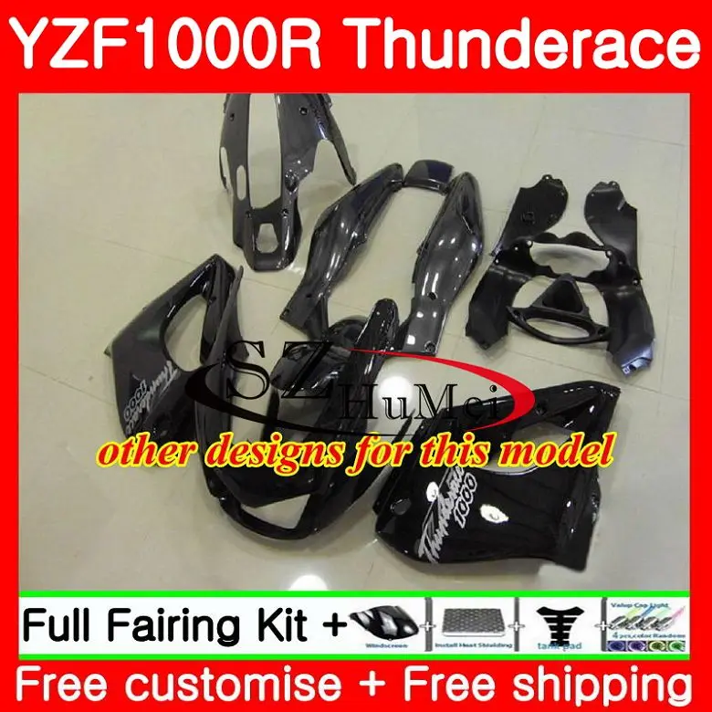 Обтекатели для YAMAHA Thunderace красный черный YZF1000R 02 03 04 05 06 07 74SH21 YZF 1000R 2002 2003 2004 2005 2006