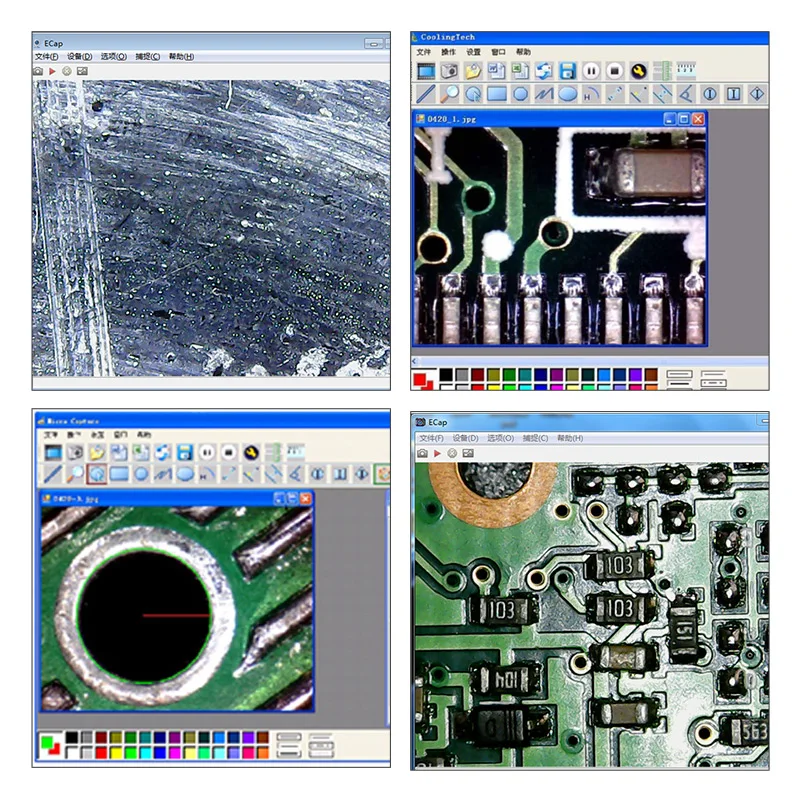 UANME USB 8LED 50 500X 2 МП цифровой микроскоп Эндоскоп лупа видео камера|microscope endoscope