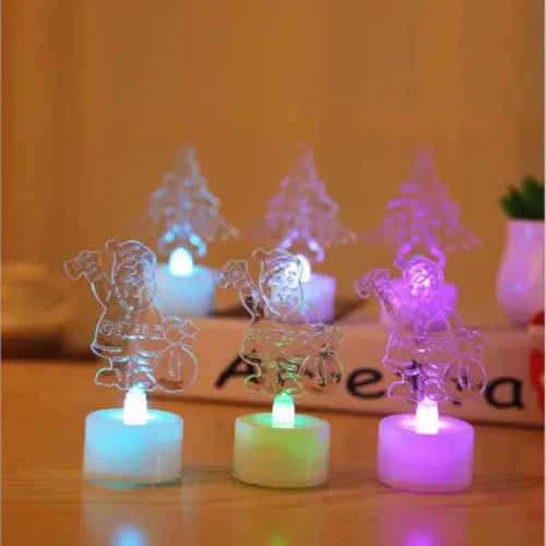 Электронная Рождественская елка ночник LED Романтичный подарок изменение