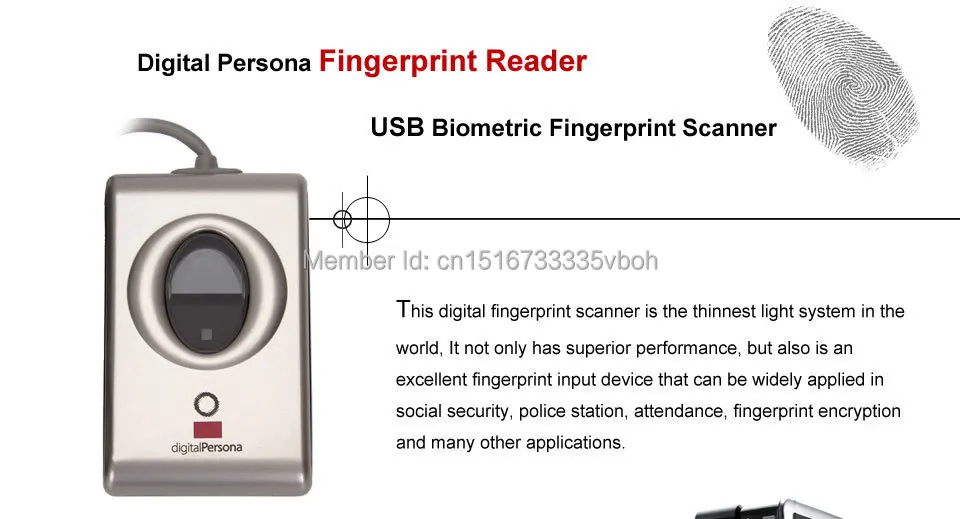 Цифровой персональный считыватель отпечатков пальцев DigitalPersona USB биометрический сканер отпечатков пальцев URU4000B программное обеспечение бесплатно SDK LINUX SDK JAVA C