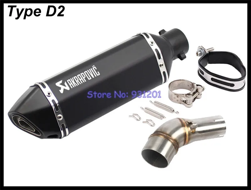 Выхлопная система мотоцикла Mid Link Адаптер трубы с Akrapovic глушитель Escape для Kawasaki Z250SL