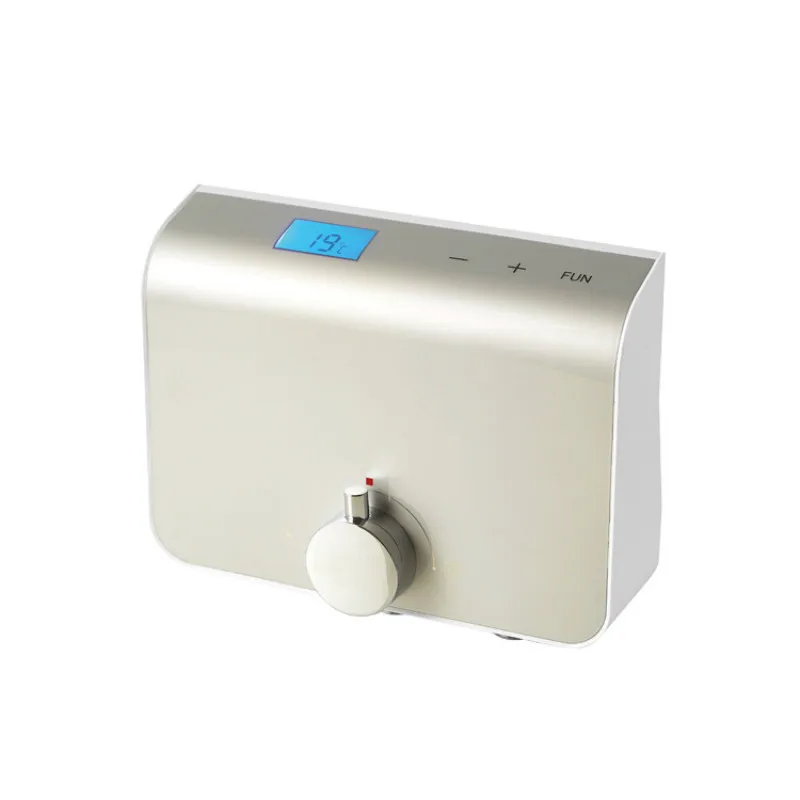 Смеситель для душа с цифровым встроенным смесительным клапаном кран ЖК-экраном