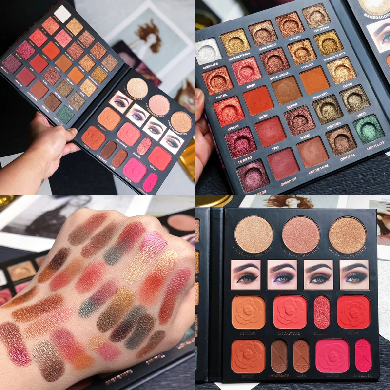 

Makeup Set Eyeshadow Palette 37 Color Matte Glitter Shimmer Eyeshadow Pallete Highlighter Bronzer Powder Face Blush Cosmetic