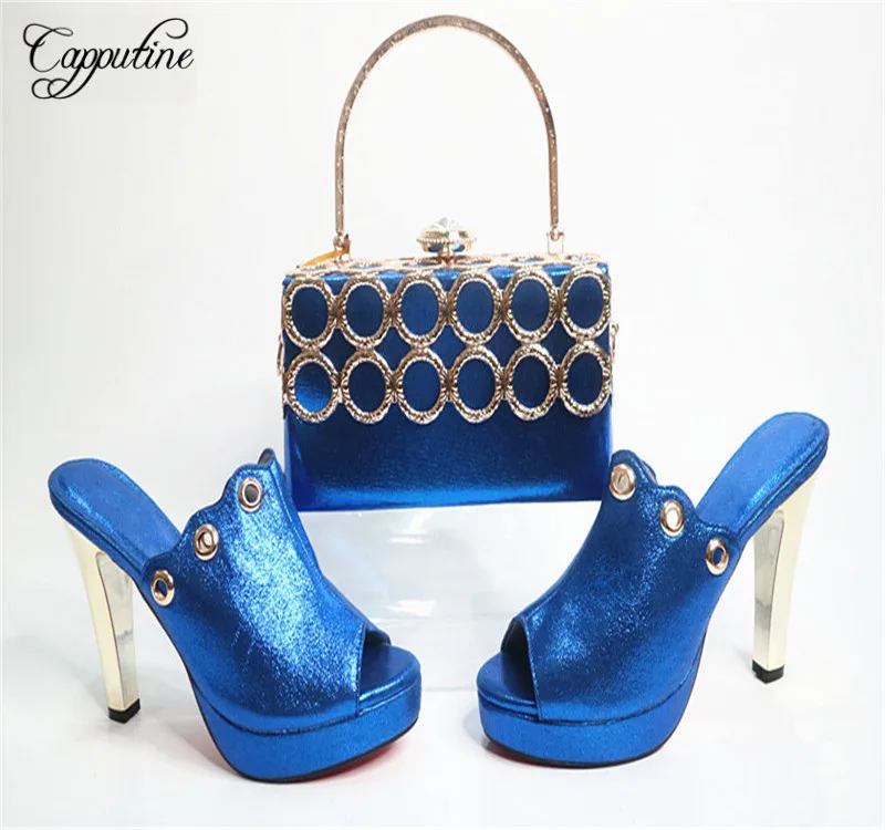Capputine Женская обувь Новая коллекция женщина и Сумки набор для партии Италия Лето