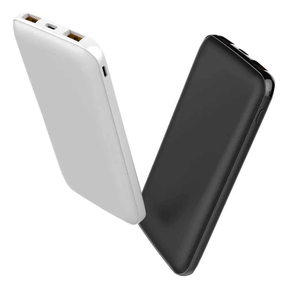Внешний аккумулятор с быстрой зарядкой 10000 мАч 3 0 Dual USB для iPhone X 8 7 6 Samsung S9 S8 Xiaomi