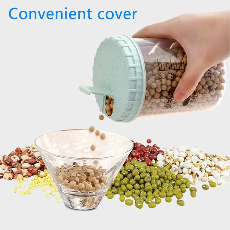 2 шт. удобные Герметичные банки контейнеры для хранения продуктов пластиковые