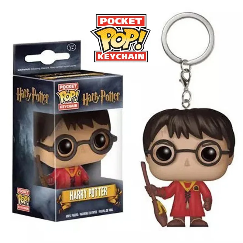 FUNKO POP Новое поступление милый Карманный Брелок Харри Поттер ПВХ фигурка Коллекция Модель игрушки для детей Рождественский подарок