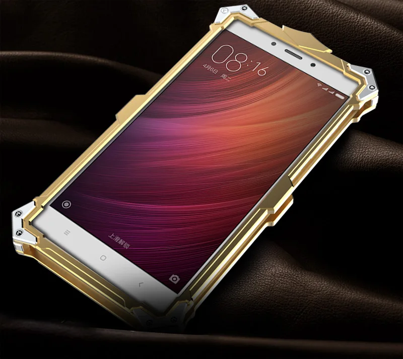 Zimon роскошный Doom Thor Xiaomi redmi note 4 x Чехол тяжелый Броня металлический алюминиевый