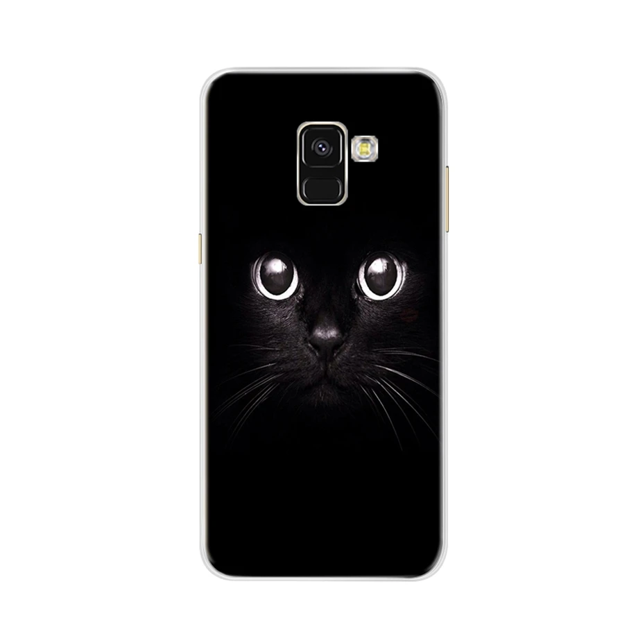 Темно-серый Силиконовый чехол для телефона samsung Galaxy A8 A530 чехол для samsung A8 Plus A730 чехол бампер для Galaxy A8 A 8 - Цвет: Темно-серый