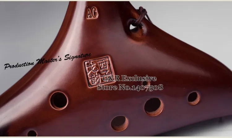 12 отверстий Zelda ocarina времени китайский профессиональный бас флейта музыкальный инструмент Alto Flauta поперечные инструменты музыкальные