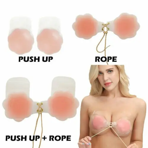 2019 женский Силиконовый бюстгальтер Невидимый пуш ап сексуальный регулируемый