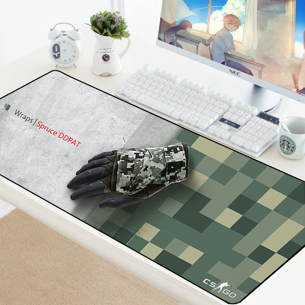 Большой игровой коврик для мыши, коврик для CS GO, подарок бойфренду, геймер, большой компьютерный коврик для мыши, игра для Csgo, оверлок, край, мышь, XXL, резиновый коврик