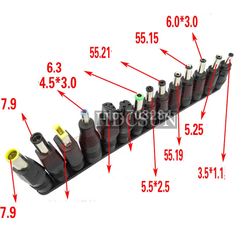 Универсальный блок питания для ноутбука 48 пар адаптер постоянного и переменного