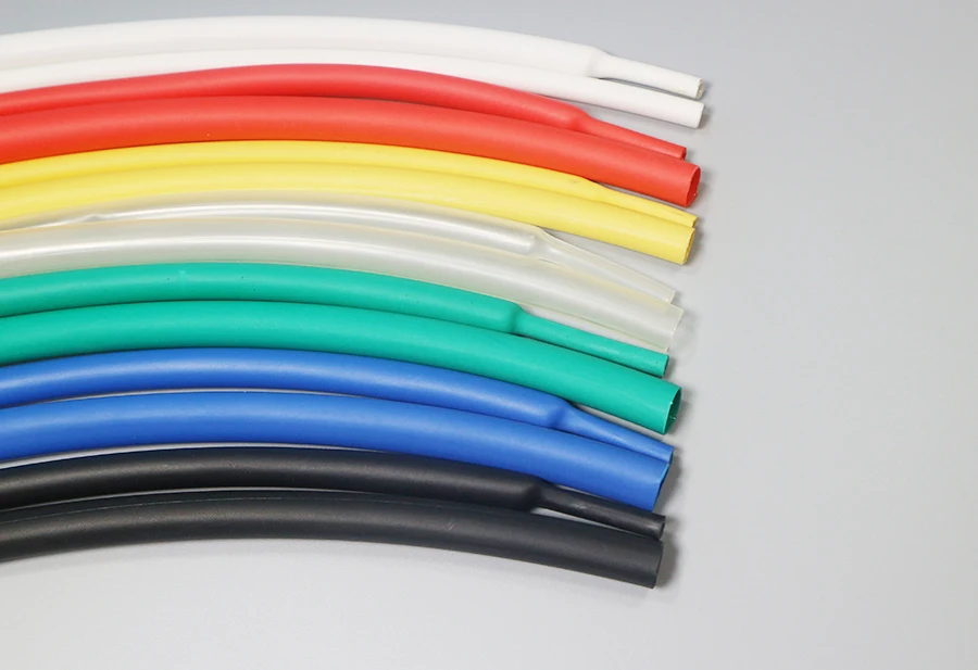 

freeshipping 7Meter/lot 1.6;2.4;3.2;4.8;6.4;7.9;9.5mmdouble wall thermal heat shrink tube tubing with glue shrink ration 3:1