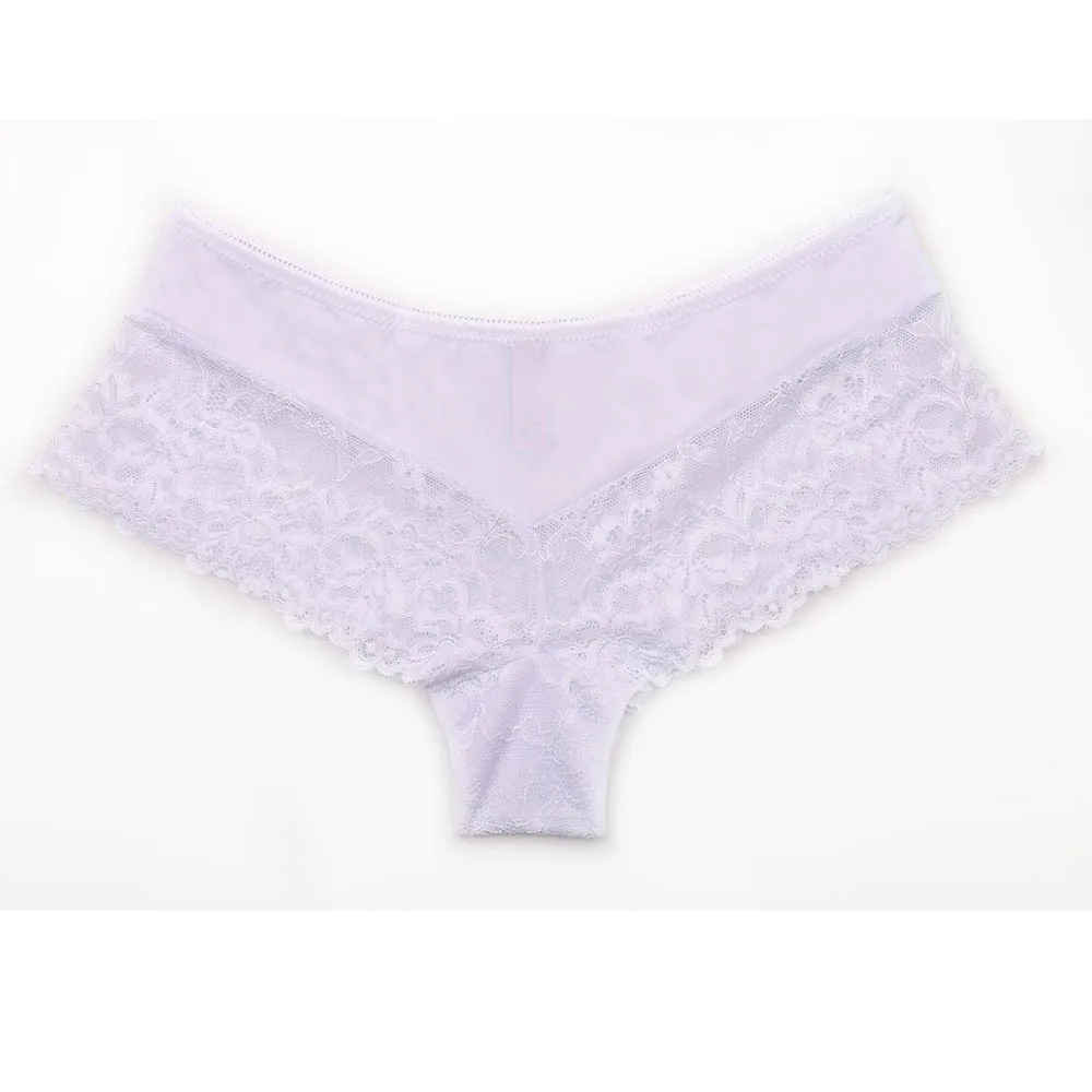 Nadaisy Сексуальная See Through boyshorts для Для женщин Трусики тонкий Кружево Прозрачный