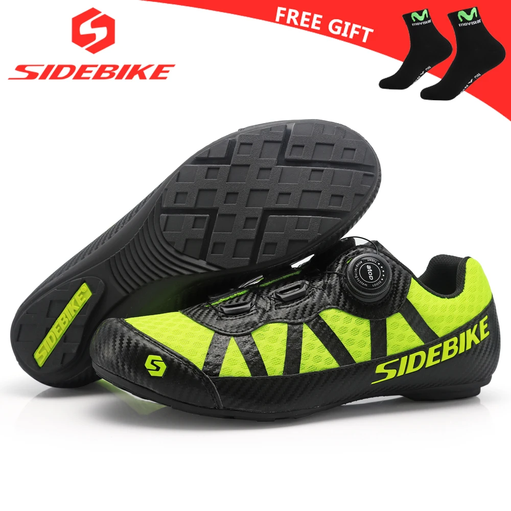 Sidebike/Обувь для горного велосипеда, нескользящая обувь для отдыха, для шоссейного велосипеда, обувь для велоспорта для мужчин и женщин, Ультралегкая, 565 г, дышащая, нескользящая