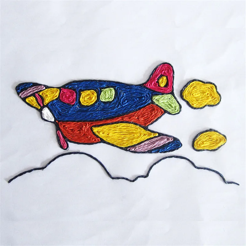 30 м/лот многоцветный Бумага Шнуры Веревки темы DIY ремесла детского сада детская