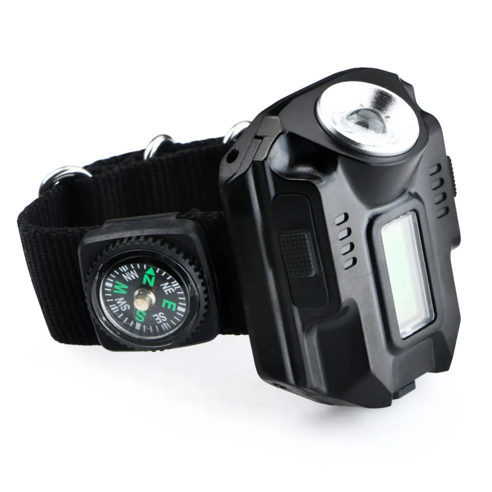 Новинка XPE Q5 R2 Часы Вспышка светодиодные часы фонарик водонепроницаемый
