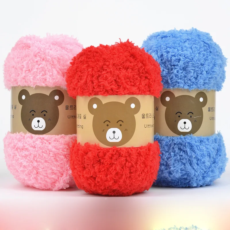 300 г мягкая кашемировая пряжа для вязания норковая Детская шерсть ручная вязка