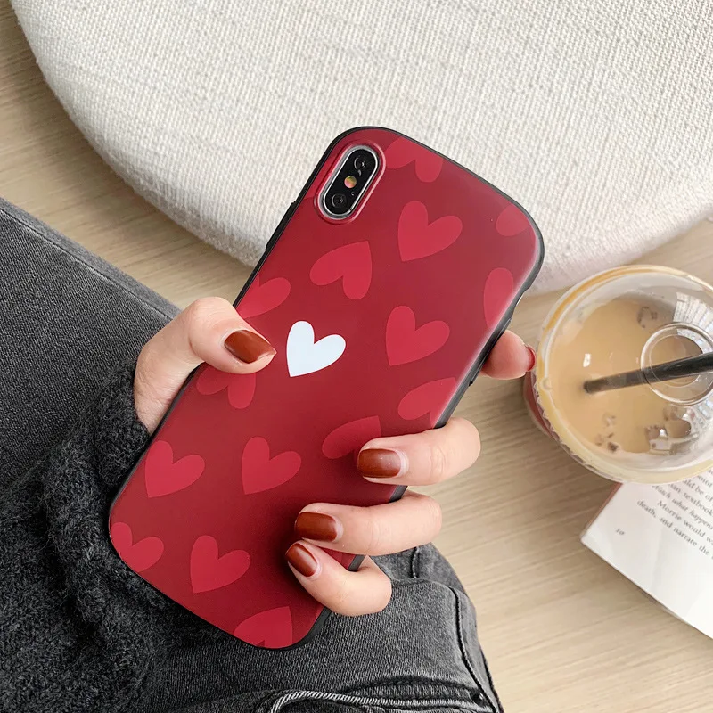 Простой ручной росписью Iphone Exsmax мобильный чехол для телефона Apple 8 plus Arc матовый